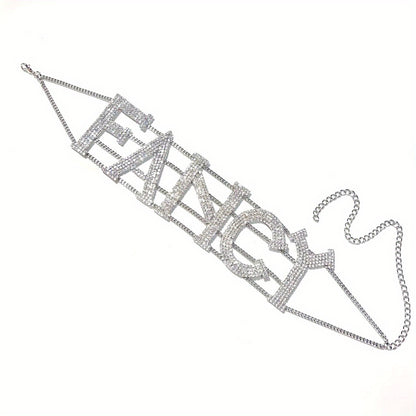 Hip Hop Multi-layer Necklace FANCY Letter Necklace Ins Sexy Exaggerated Collar Collar