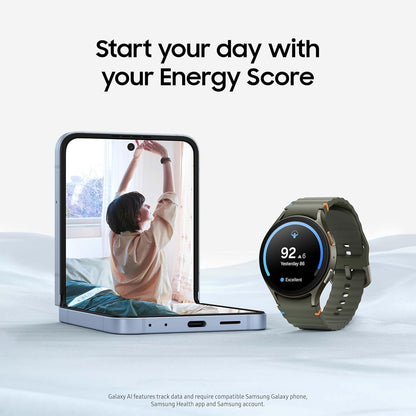 SAMSUNG Galaxy Watch 7 40mm LTE AI Smartwatch (Refurbished) 2024, Excellent (Green, Silver)