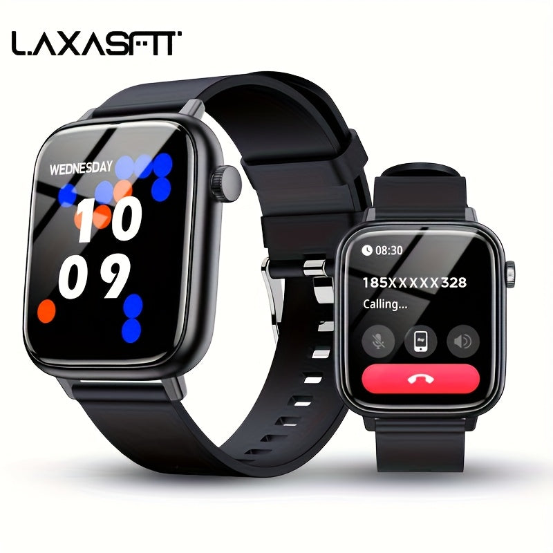 Smart Watch for Men And Women, 1.83inch HD Screen Full Touch Screen, Call & Message Functions, Pedometer, Multiple Sports Modes, Water, Compatible with IOS/Android Devices, Simple Style, Ideal Gift for Any Occasion