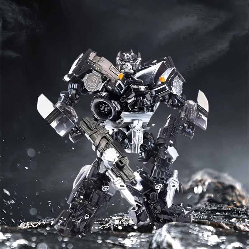 Official Transformers Robot Armor Model - Equipped with 2 Guns, 2 Darts, Fine Armor Panels, Movable Limbs and Compatible Truck, Collectible Action Figure Display or Game Use - Transformers Fan Birthday Gift