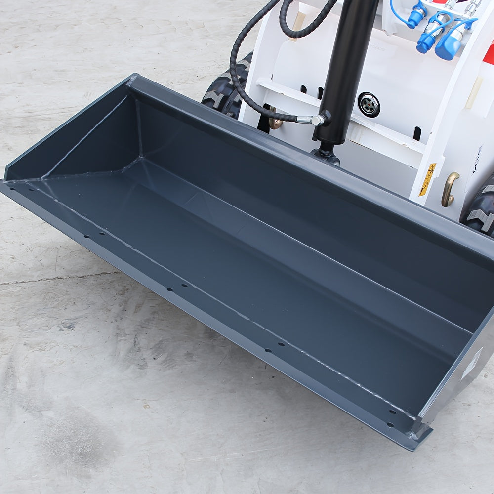 New Upgraded Version With Radiator, B & S 13.5 HP Mini Crawler Skid Steer Loader, Gasoline Engine, Hydraulic Guide Drive, Suitable For Construction, Farms, Roads, Parks, Orchards, Gardens. In Stock In The USA STOCK Free Sship