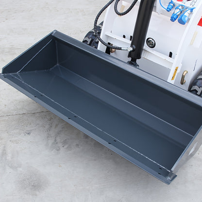 New Upgraded Version With Radiator, B & S 13.5 HP Mini Crawler Skid Steer Loader, Gasoline Engine, Hydraulic Guide Drive, Suitable For Construction, Farms, Roads, Parks, Orchards, Gardens. In Stock In The USA STOCK Free Sship