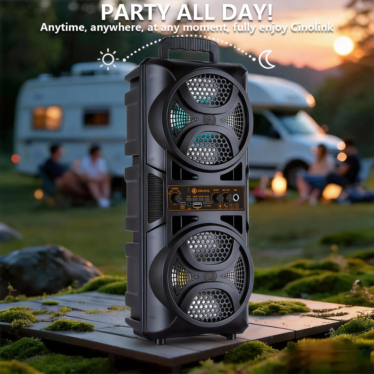 Wireless Speaker, Bluetooth, Dual Pairing, 2400mAh Battery, Subwoofer and Stereo, USB-C Charging, Suitable for Smartphones/tablets, Home/office/party Use, Wireless Ribbon Speaker, Home Audio, Stylish Audio, Premium Finish, Id