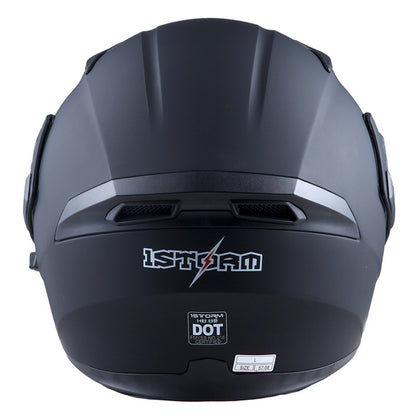 MOTORCYCLE MODULAR FULL FACE HELMET FLIP UP DUAL VISOR HELMET