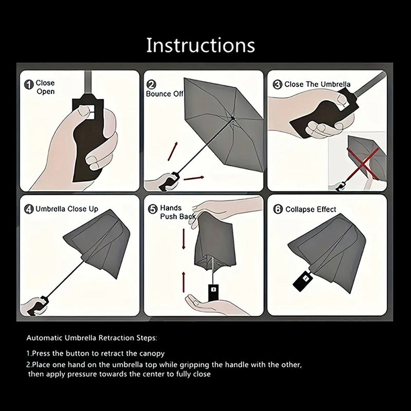 Las Vegas-Themed Open/Close Umbrella with Folding Mechanism - Heavy-Duty 8-Rib Iron Frame, All-Weather Portable Travel Umbrella with Design (Hearts, Spades, Dice, Poker) - Compact & Sturdy for Home, Travel, Outdoor - Ideal Gi
