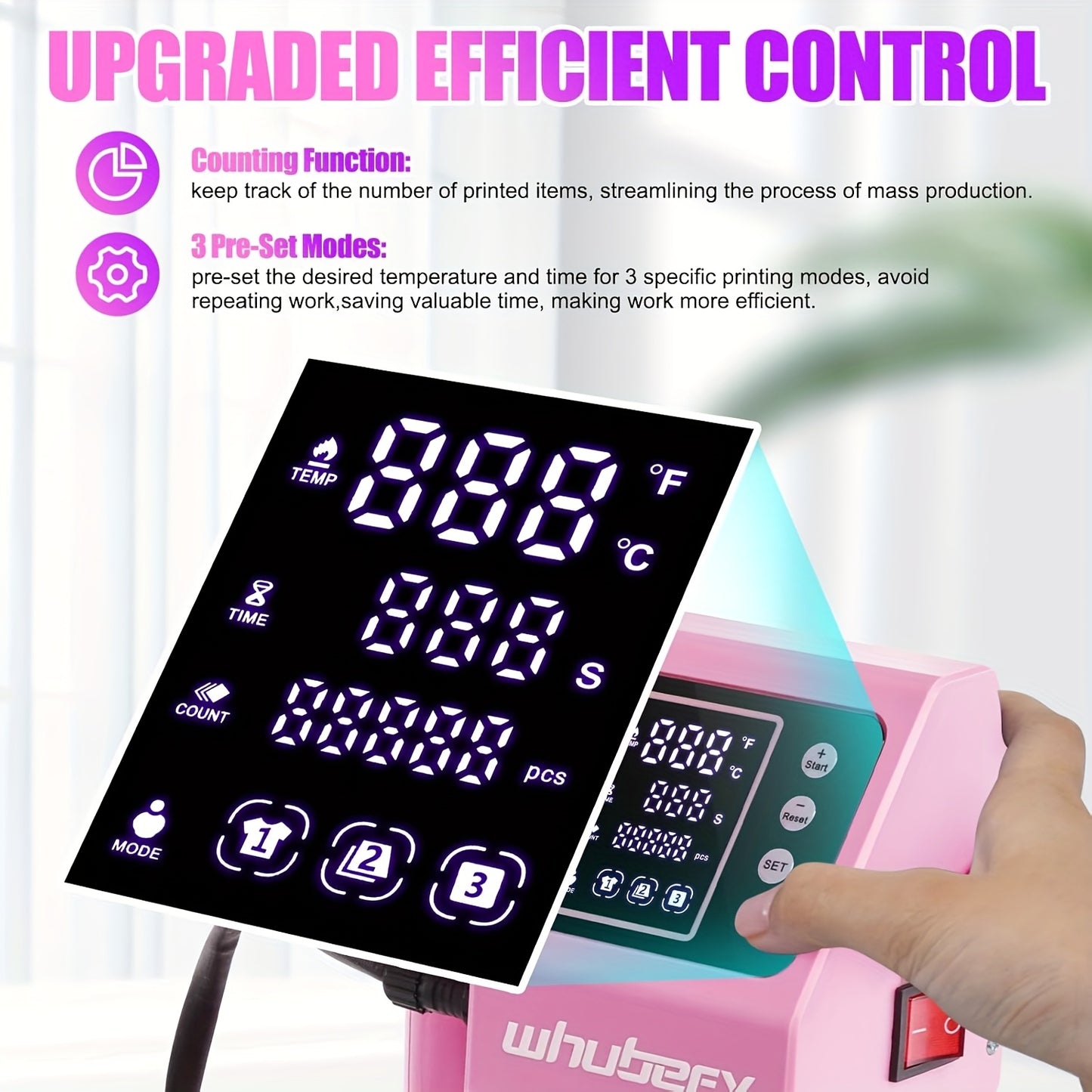This Is a Versatile Heat Press Machine Combo Featuring an 8 in 1 And 5 in 1 Design, with Dimensions of 15"X15" And 15"X12". It Has a Rotatable Design And Is Suitable for Transferring Images Onto Various Items Such As T-Shirts