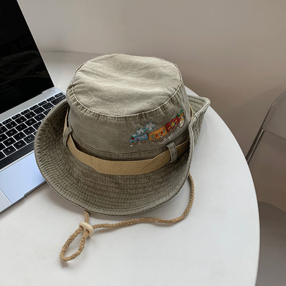 Women'S Wide Brim Fisherman'S Hat - Adjustable Snap Closure, Stretch Fit Summer Sun Hat with Breathable Design for Outdoor Camping, Hiking, Beach & Casual Outings - Western Cowboy Style Unisex for Men & Women (Green, Durable