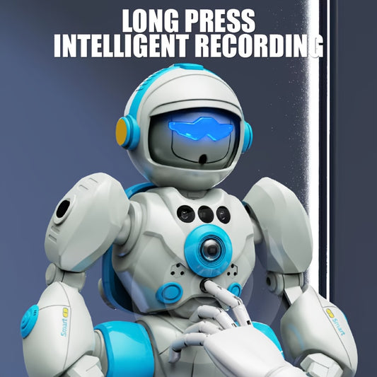 RC Robot Toy for Kids Remote Control Robot Toy, Smart Gesture Sensing Rechargeable & Programmable Robot Walking Dancing Singing Voice conversation Chirstmas Gift for Boys Girls