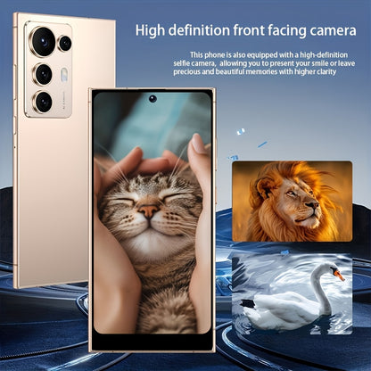 S25 Ultra Super Value Smartphone | 6.8-inch HD Display, 5G Unlocked, Android with 12GB RAM, 256GB Storage, Expandable Memory, 50MP Rear & 13MP Front Cameras, Includes Free Case & Headphones - Ideal Birthday/Christmas Gift for