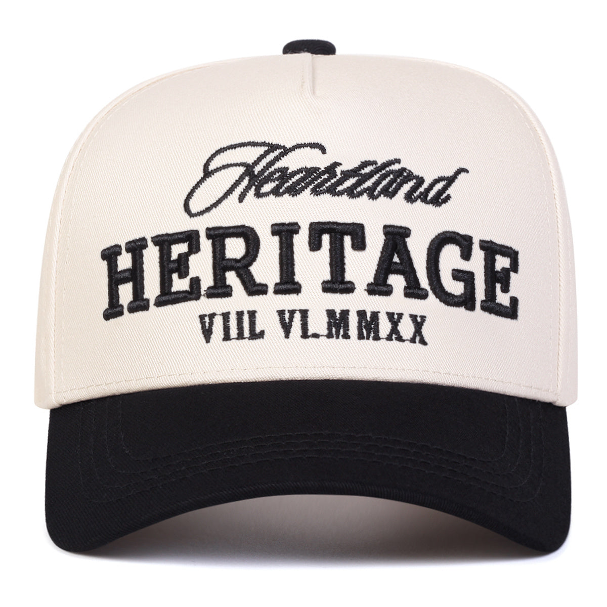 Men'S Heritage Heritage Baseball Cap - Adjustable Snapback, Lightweight Polyester, 5-Sided Design with Embroidery, Ideal for Spring & Autumn Outdoor Activities, Beach Vacations, and Casual Wear, Casual Cap | Embroidered Cap |