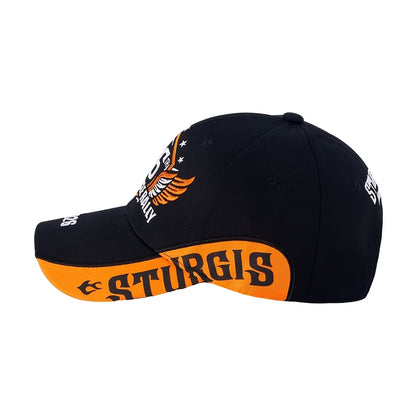 Sturgis 2026 Embroidered Souvenir Cap: A Comfortable, Adjustable Hat for The 86Th Motorcycle Rally, Perfect Gift for Bikers