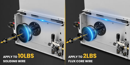 Plasma Cutter Welder MIG Welder Combo 6in1 with 65Pcs PT31 Plasma Cutting Torch Consumable, Gas MIG/Flux Core MIG/Spool Gun/Lift TIG/Stick/Plasma Cutting 110v/220v Aluminum MIG Welder Machine with Complete Welding Accessories