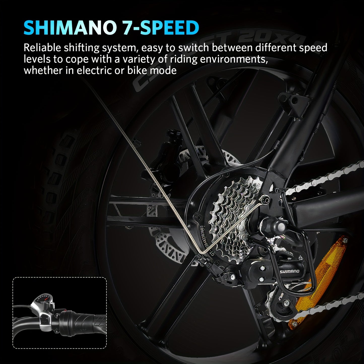 Electric Bike, Dual Battery V8 Max E-Bike - 100km Range & 19mph Speed, 740W Adults Electric Bicycle for City Commuting & Trail Ridin