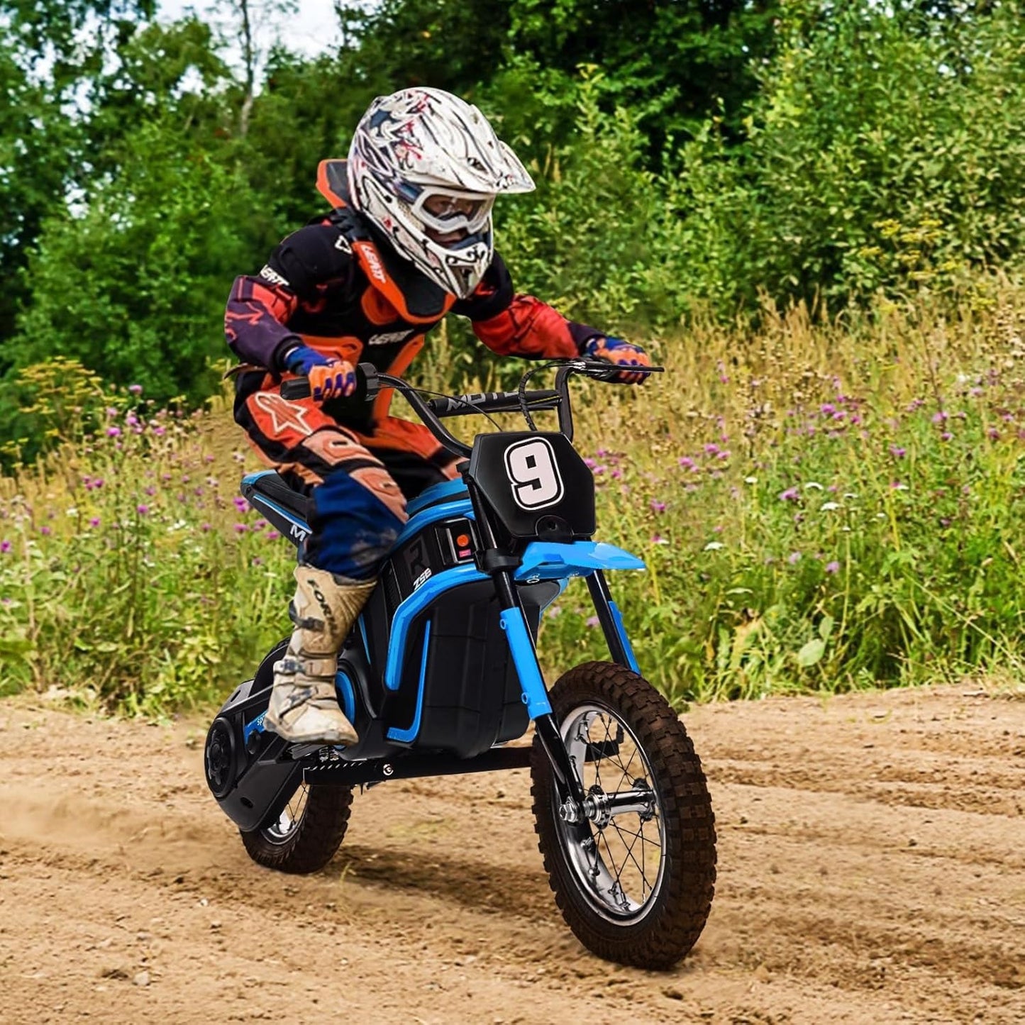 Christmas Gifts Birthday Gifts for Kids Boys Girls Dirt Bike Electric, 350W Electric Motorcycle-Up to 14.29MPH, 2-Speed Modes Motorcycle for Kids Ages 8-12, Max Weight 135 Lbs Pink/Red/Green/Blue NO.9