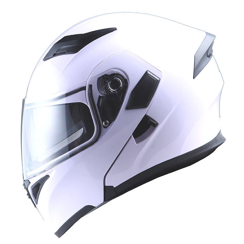 MOTORCYCLE MODULAR FULL FACE HELMET FLIP UP DUAL VISOR HELMET