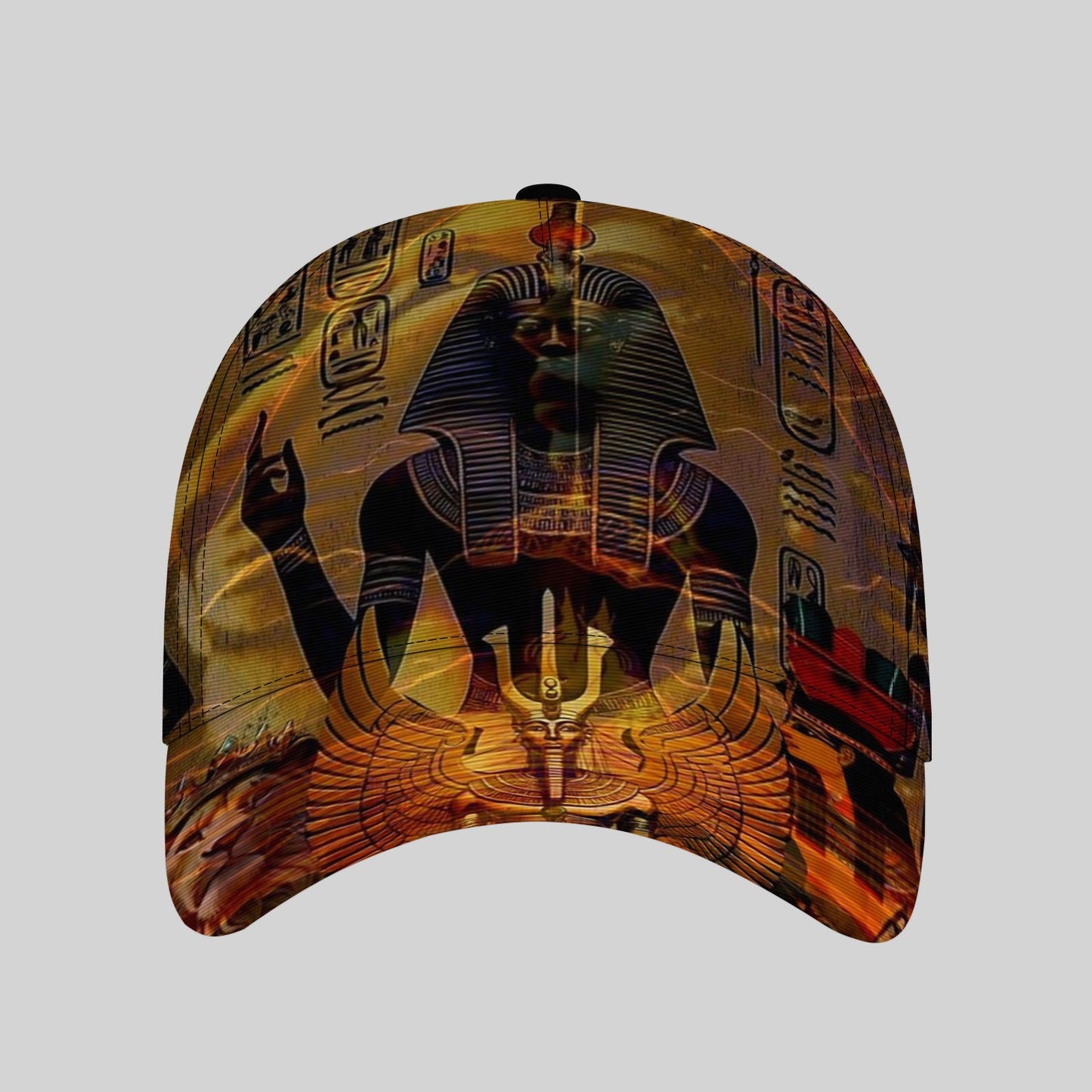 CUTEHSJ Egyptian Pharaohs Baseball Cap - Lightweight Adjustable Snapback Hat with Ancient Egyptian Design, Sun Protection for Outdoor Activities, Parties, Vacations - Hand Washable Polyester Hat For Men & Women, Party Accesso
