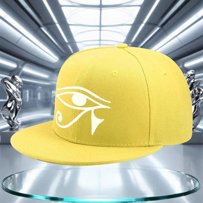 Pharaoh'S Eye Baseball Cap - Adjustable Snapback Hat with Ancient Egyptian Eye Design, Lightweight for Gym, Travel, Halloween, Everyday - Unisex Streetwear for Men & Women - All-Season Casual & Formal Outfits, Gym Headwear, S