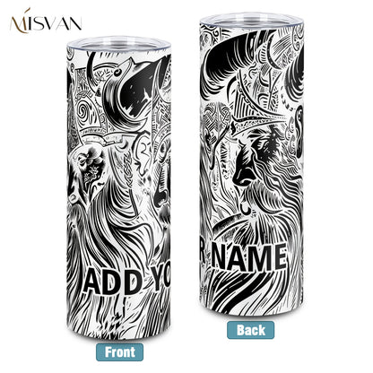 [Custom] 1pc, Beautiful and Personalized Print. 20oz, 22oz, 40oz Steel Insulated Bottle Cups with Lids. Drinkware for Summer and Winter. Outdoor Travel Sports Accessories. The Best Gift for Mother's Day, Father's Day, Other F