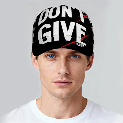 1pc Motivational Statement Design Print Classic Baseball Cap | Adjustable Lightweight Duckbill Hat, Ideal for Daily Wear, Comfortable Fit, Perfect for Traveling, Hand Wash or Professional Dry Clean