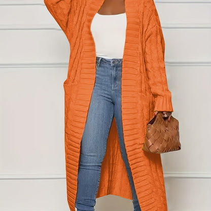 [Cardigan Sweater] Plus Size - Plus Size Cardigan Sweater A23A062