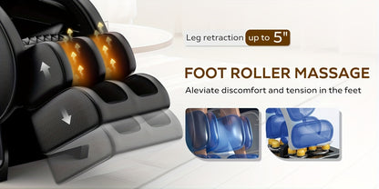 BILITOK Massage Recliner Chair Zero Gravity Full Body, Recliner Chair with Foot Massage, Air Bags, Heats, Speaker, Massage Chair for My Older Placed,  Adjustable Reclining Chair, Luxury Massage Seating, Highquality Upholstery