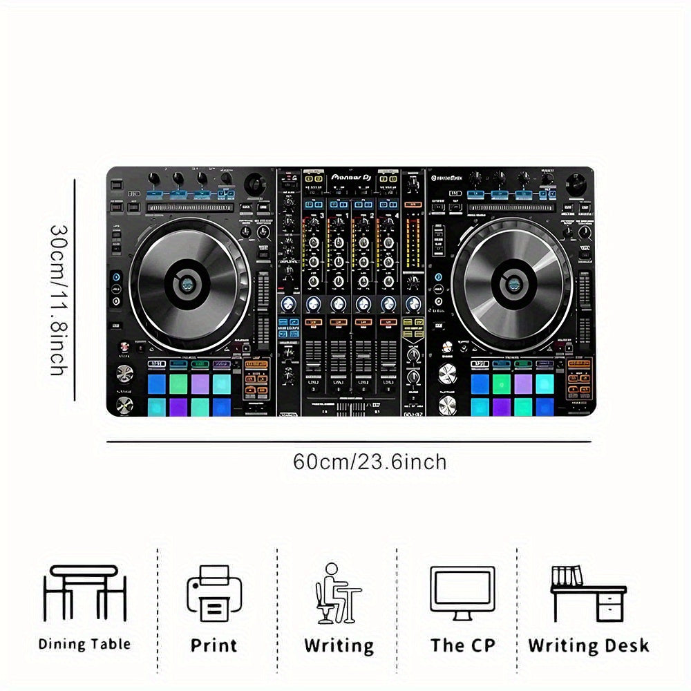Pioneer DJ DDJ-SX3 Themed Mouse Pad - Non-Slip Rubber Base, Durable Polyester, DDJ-SX3 Graphic Design |Ideal for Pro DJs, Music Producers, Home Studios & Offices - Vibrant Desk Decor, Gaming Accessory