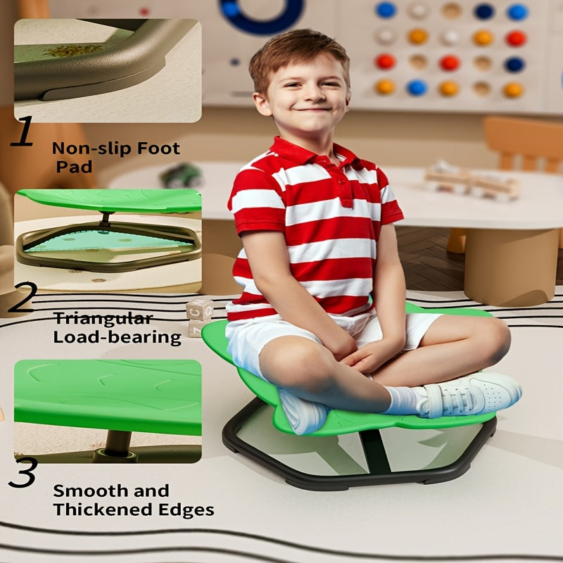 Kids' Joyful Swivel Chair: Sensory Exploration Toys, Wobble & Spin Toys, Aiding In Growth, Boosting Body Coordination & Motor Skills, Christmas Gifts Toys
