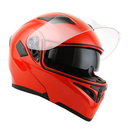 MOTORCYCLE MODULAR FULL FACE HELMET FLIP UP DUAL VISOR HELMET