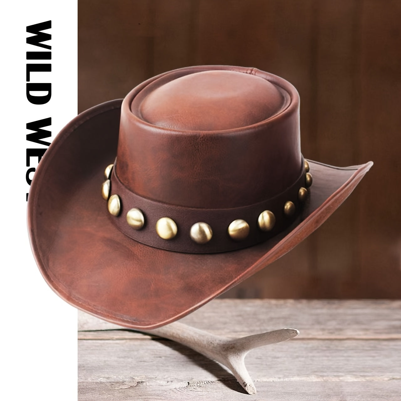 DIY New Spring And Summer Big Brim Sunshade Cowboy Hat Sunscreen Beach Hat Outdoor Leisure Riding Hat Mongolian Hat