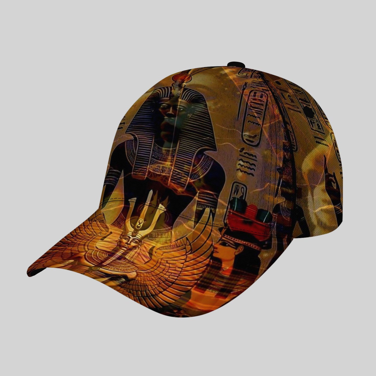 CUTEHSJ Egyptian Pharaohs Baseball Cap - Lightweight Adjustable Snapback Hat with Ancient Egyptian Design, Sun Protection for Outdoor Activities, Parties, Vacations - Hand Washable Polyester Hat For Men & Women, Party Accesso