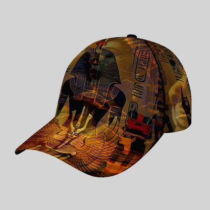 CUTEHSJ Egyptian Pharaohs Baseball Cap - Lightweight Adjustable Snapback Hat with Ancient Egyptian Design, Sun Protection for Outdoor Activities, Parties, Vacations - Hand Washable Polyester Hat For Men & Women, Party Accesso