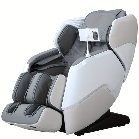 Three Colors Black, Beige, And Gray 4D & 2D Dual-Mechanism Massage Chair Full Body 2025 4D Massage Chair Full Body Zero Gravity Massage Chair With Voice Control