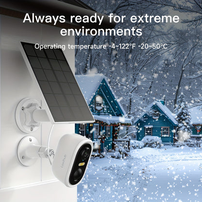 4pcs LaxiHub 1296P FHD, 3MP FHD Wireless Security Camera, Outdoor Use 2, 4GHz WiFi Camera Surveillance Camera, AI Motion Tracking, IP65 Waterproof Color Night Vision, Two Way Audio For Baby & Pet Safety Remote Access Via App