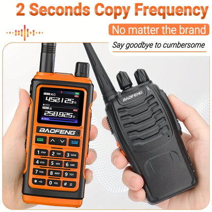 2Pack BAOFENG UV-17 PRO GPS Ham Radio Long Range Handheld Upgraded Of UV-17R Walkie Talkie NOAA Weather Receiver Copy Frequency USB Charging 999 Channels Two Way Radio For Hunting Fishing Gear And Equipment