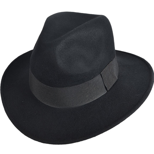 Vintage Fedora Hats - Timeless Classic British Style, Rich Solid Colors, Soft Felt, Effortlessly Chic Casual, Unisex Design For Women And Men, Perfect For Jazz Occasions