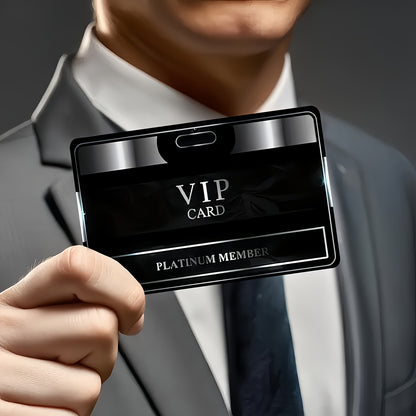 Business Style "VIP" Fashion Waterproof Sticker Credit Card Light Beige Cover, Ultra-Thin, High-Quality, Scratch-Resistant, Suitable for Credit Cards, Bank Cards, Bus Cards, Detachable Self-Adhesive for Most Cards, Ideal Gift
