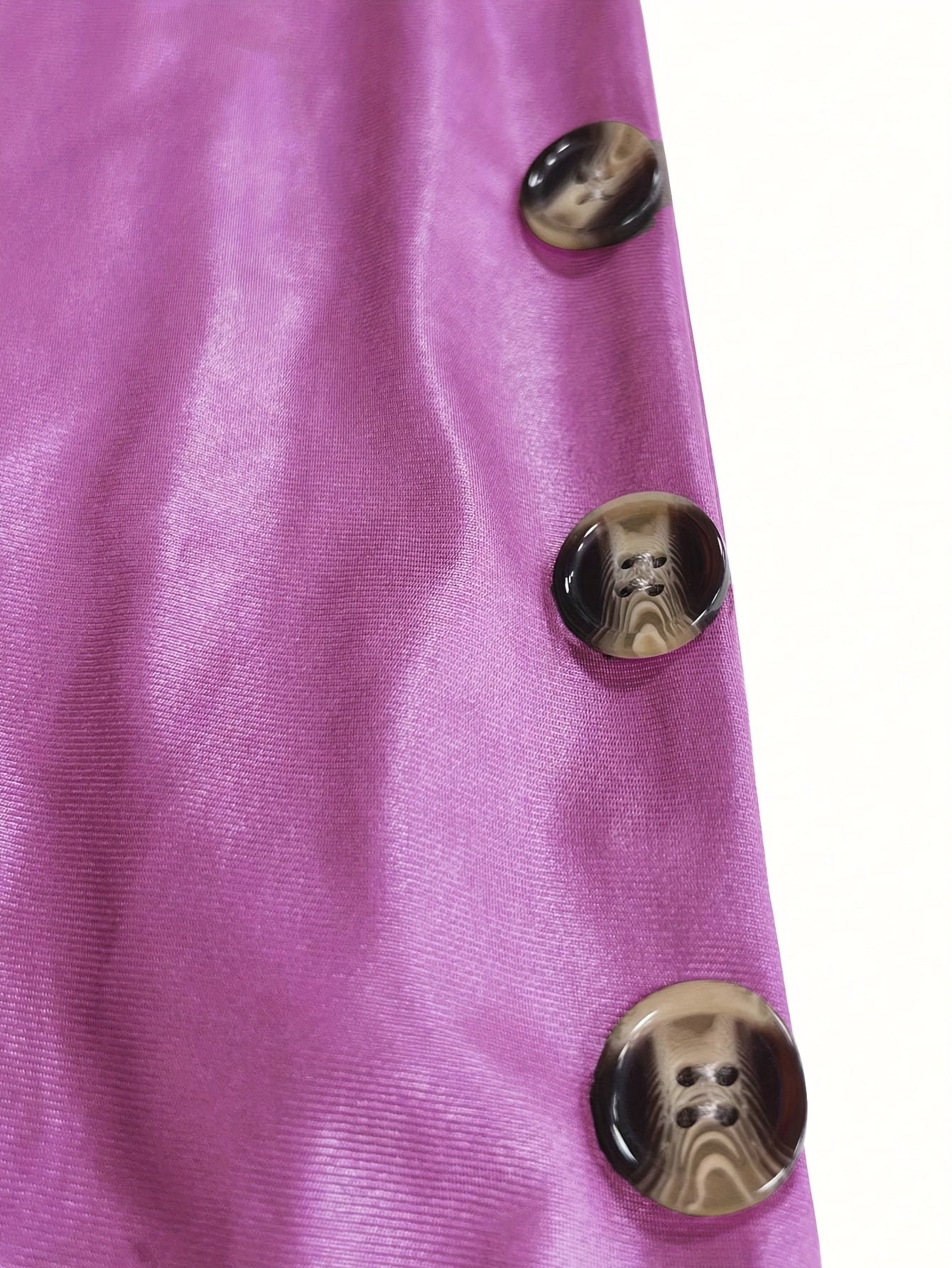 [Sexy Slit Dress] Women'S Solid Color Bodycon Hot Dress with a Stylish Belt, Fitted Long Sleeves, And a Sexy Side Slit, Mid-Length.