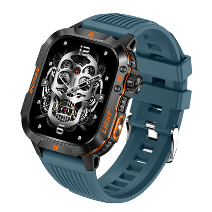 QTLJJBY Outdoor Sports Smartwatch with One-Touch Call Answering/Dialing, Message Notifications, Multiple Sports Modes, Activity Tracker (Calorie, Pedometer), Flashlight, 600mAh Battery, IP68 Waterproof, Couple's Watch, Perfec