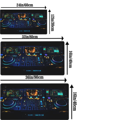 1pc Pioneer DJ DDJ-1000 DJ Controller Mouse Pad - Professional DJ Setup with Glowing Buttons & Screen, Non-Slip Rubber Base, Washable Surface - Compatible with DDJ-1000 Mixer for Home Studios, Clubs, Live Performances - DJ Eq