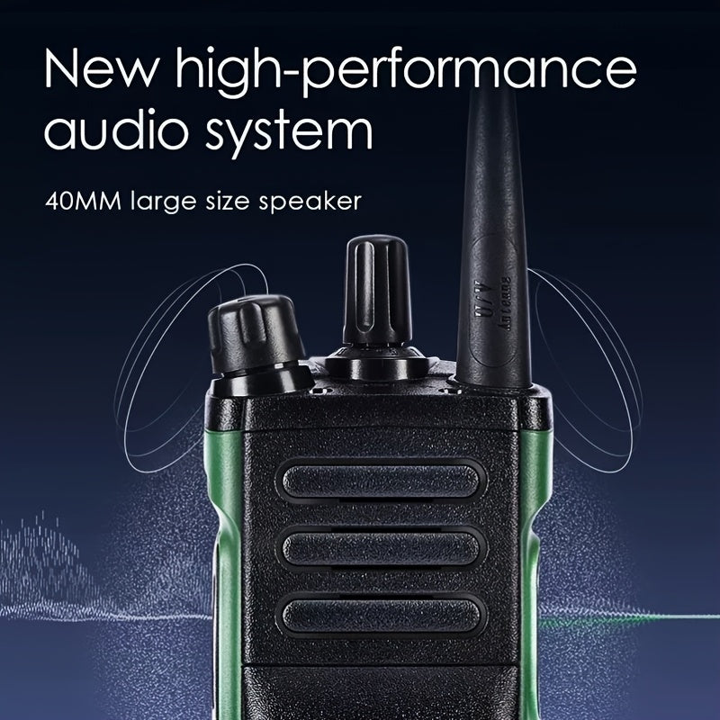 BAOFENG UV-32 Multi-Band Handheld Radio with GPS, 10W High-Power Walkie Talkie, Type-C Charging, 6-Band UHF/VHF/ HF/AM/FM/LSB, NOAA Weather Alerts, USB-C Charging, Compatible with PC/Laptop, for Emergency Services, Constructi