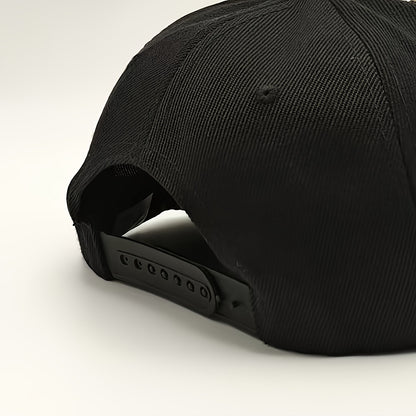 1pc Shiny Rhinestone Skull Baseball Cap Adjustable Breathable Hip-Hop Party Hat Outdoor Cool Fashion Sun Hat