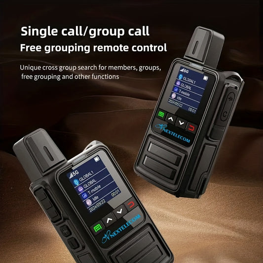 Model 360 Walkie-Talkie, 5000-mile Global Range, 5G POC, One-button PTT, Long-range Walkie-talkie (black, Includes 2 Units And SIM Card)., Emergency Communication, Longrange Radios, Lightweight Communicator, Portable Device,