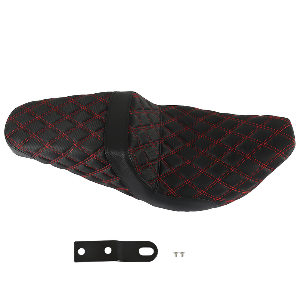 Red Lattice Replacement Seat with Carbon Fiber Gripper for Touring Models from 2008 to 2020