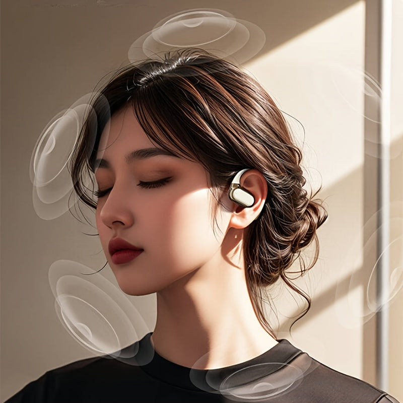 2025 New Style True Wireless on-ear earpods music none-in-ear headset gaming couples Earbuds video TWS HIFI bass 9D Stereo HD calling Earphones for Android for iPhone Cellphone sports Earpieces smart headphones for Christmas