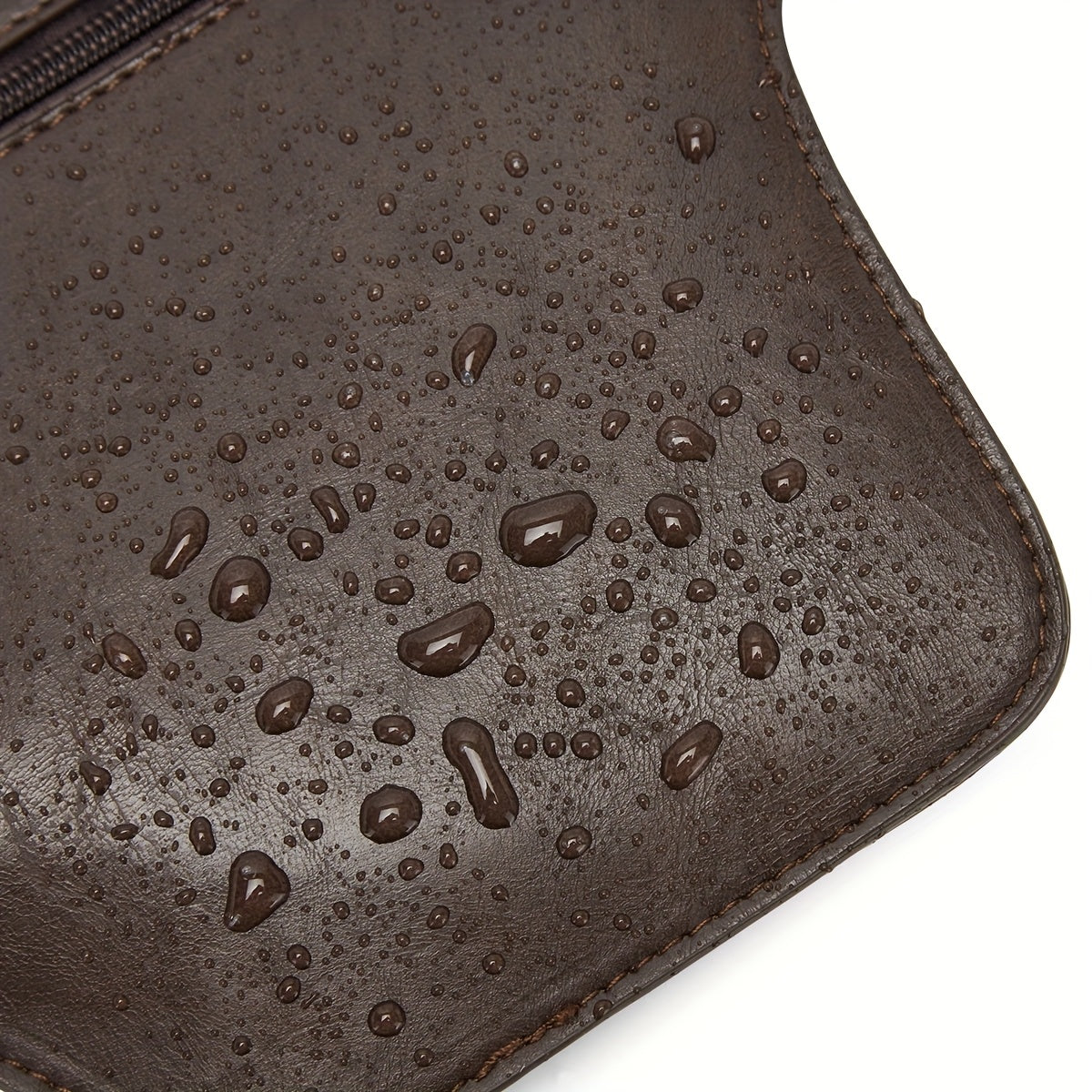 Convertible Crossbody Purse - Women's Adjustable Waist Bag with Floral Pattern - Zipper Closure & Snap Button - Synthetic Faux Leather Belt Bag for Everyday, Formal, Travel - Coffee Brown/Black, Crossbody Purse, Everyday Acce