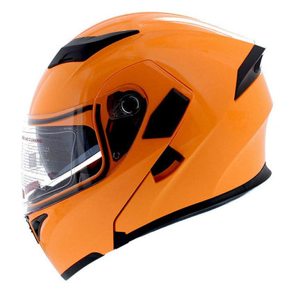 MOTORCYCLE MODULAR FULL FACE HELMET FLIP UP DUAL VISOR HELMET