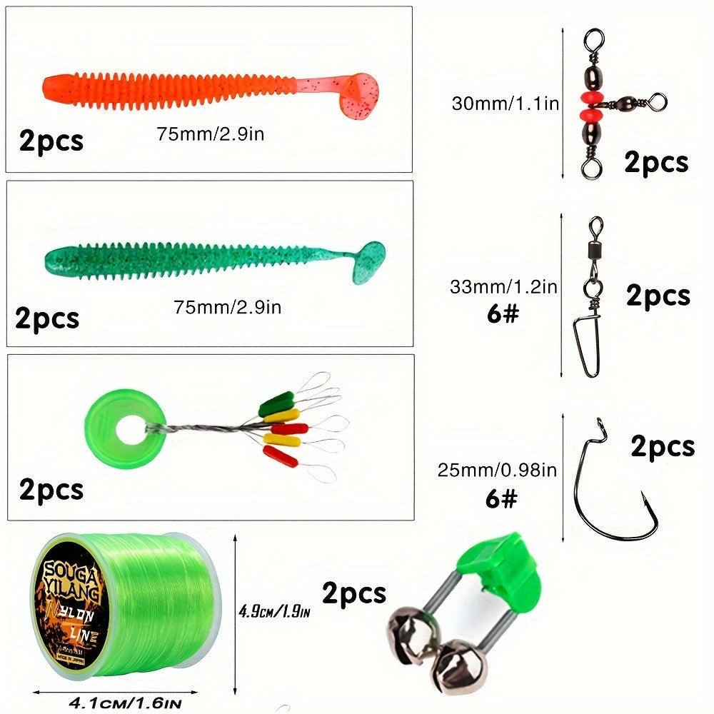 Sougayilang Fishing Rod Combo Set, 1.8m Telescopic Sea Fishing Pole With Reel, Line, Lures & Accessories For Beginners