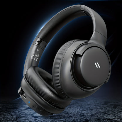 Wireless Noise Cancelling Headphones, Wireless Earbuds With Deep Bass, HiFi Stereo Sound Low Latency, Lightweight Foldable Headphones With Built-in Microphone, For Work Laptops, Mobile Phones, On-head Gaming Headphones, Compa