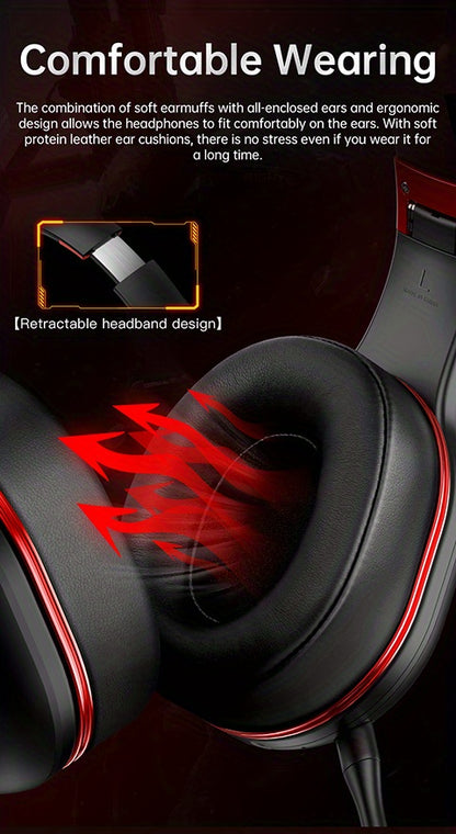 [Wireless Gaming Headset] UG-05 2.4GHz Wireless Gaming Headset | Ultra-Low Latency Technology + Immersive Vibration Feedback | 30H Battery Life Over-Ear Design | Detachable Microphone + High-Speed Wireless Adapter | Dynamic R