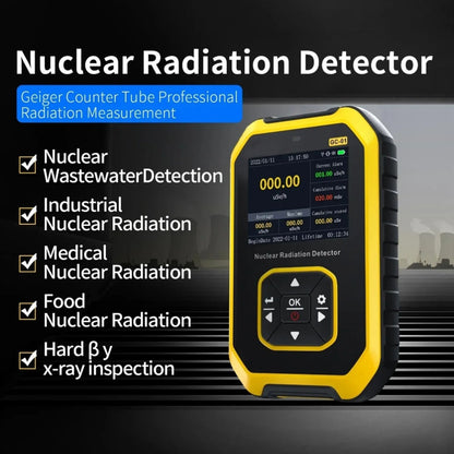 Geiger Counter Nuclear Radiation Detector Radiation Dosimeter With LCD Display, Portable Handheld Beta Gamma X-ray Radiation Monitor Meter, Perfect To Birthday Father'S Day Gift